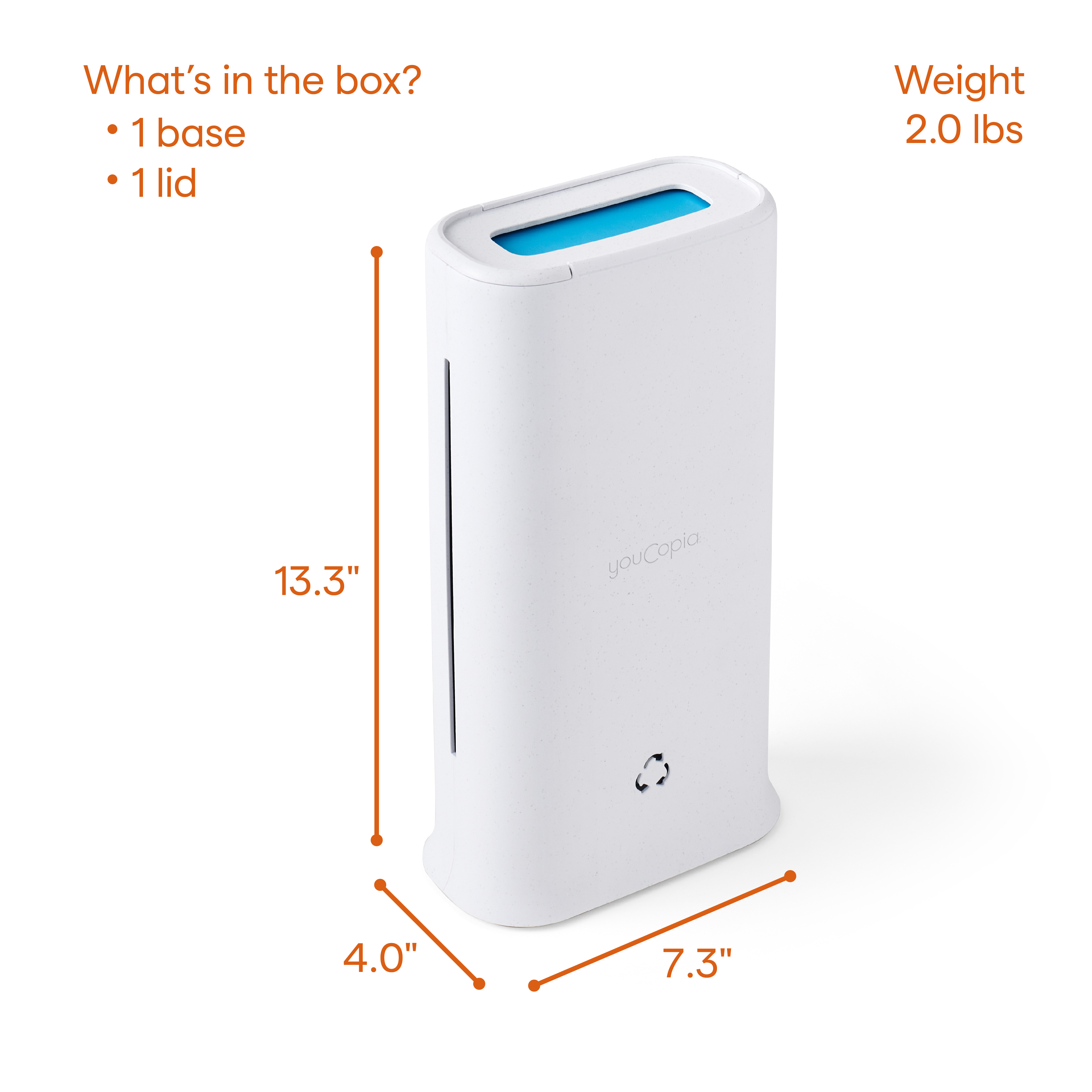 StoraBag Plastic Bag Dispenser Dimensions